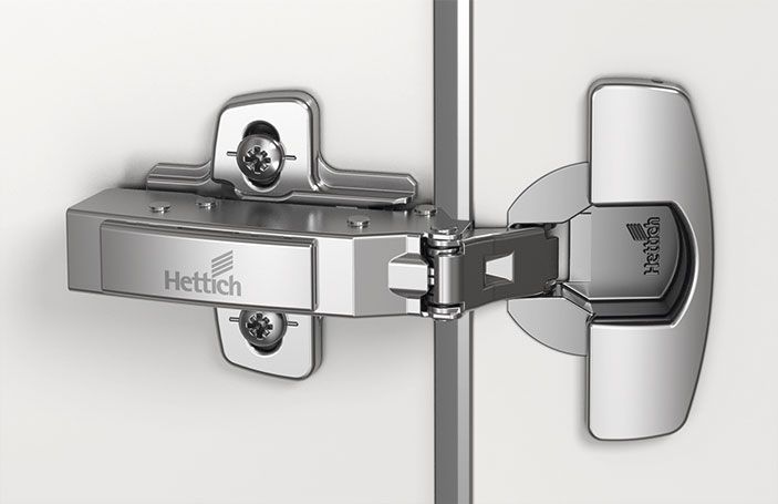 Bisagra de puerta de cocina en tono gris oscuro